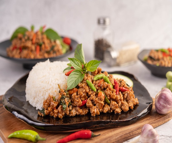Thai food served with love
